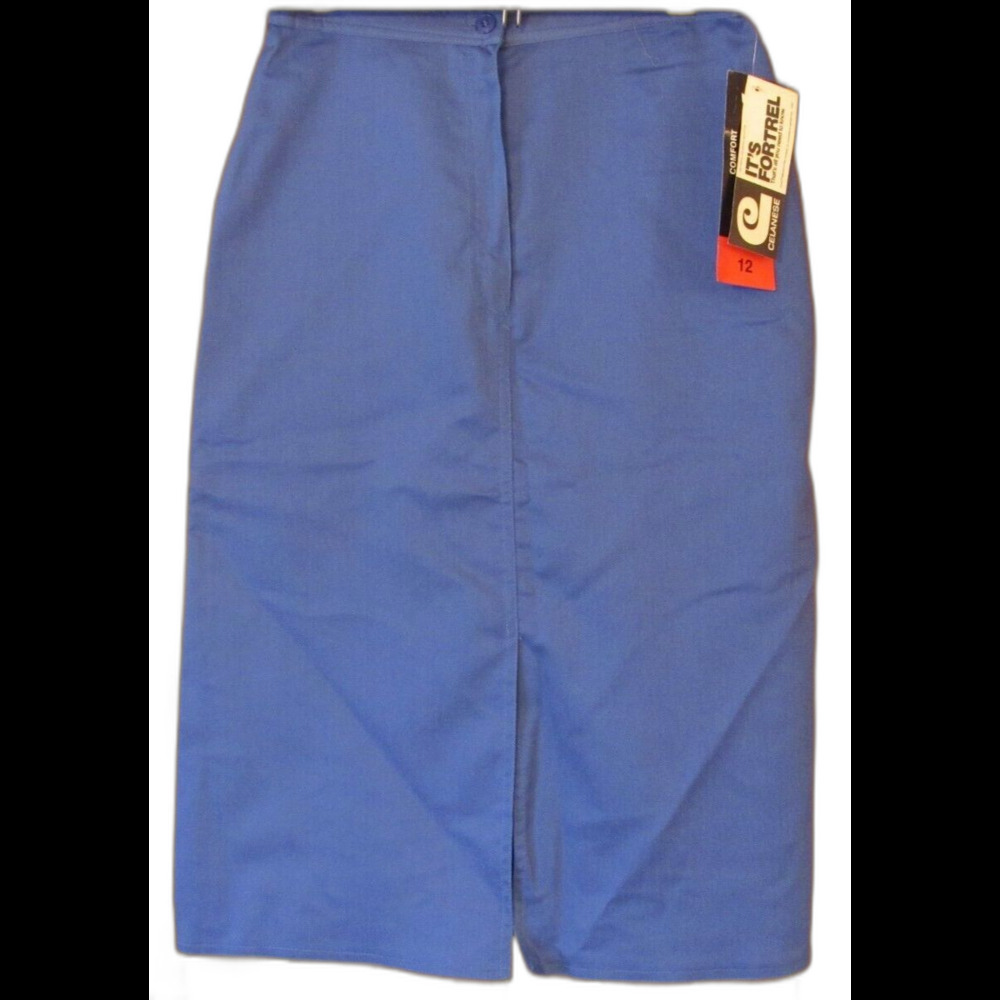Alex Colman Sportswear Blue Comfort Stretch Skirt Size 12 Vintage NWT